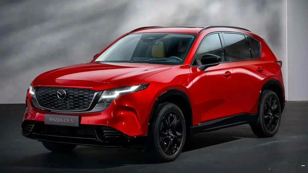 马自达全新一代CX-5发布，经典魂动红配色还是帅，内饰变化挺大，中控大屏的出现证