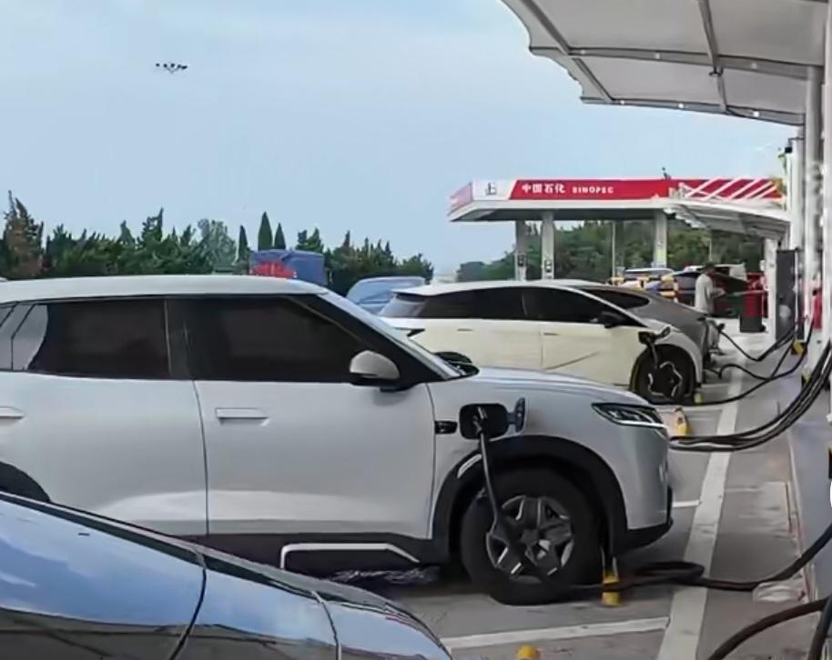 国庆长假就快过去，但开纯电出远门门的车主们，那是遭心事一大堆。高速服务区充电桩挤
