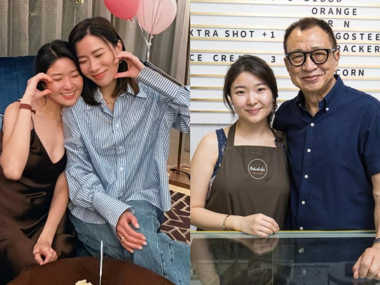 佘诗曼兑现葬礼诺言！

陪许绍雄29岁女儿过首个无父生日。

许绍雄49岁才迎来