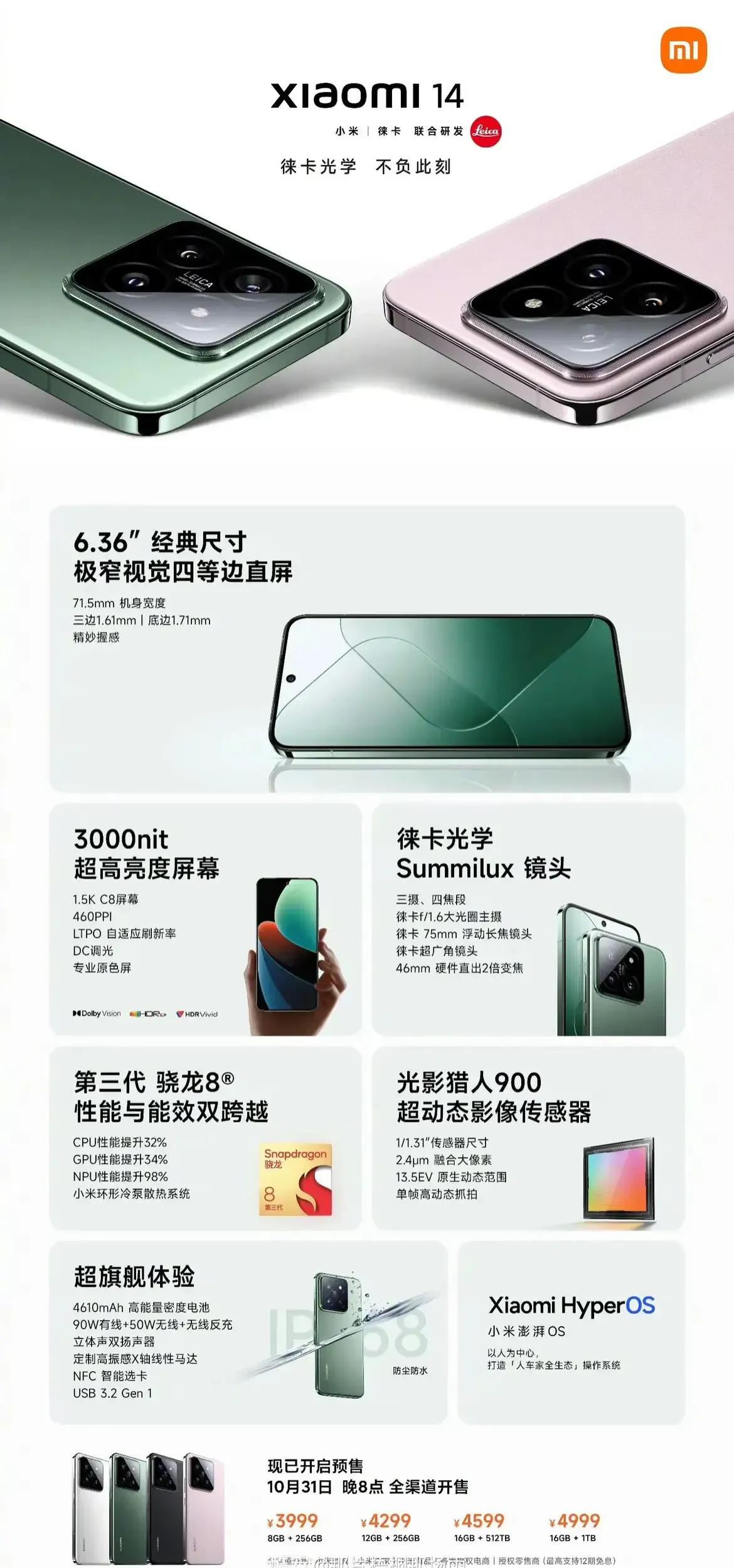 完蛋了，雷军这是捅马蜂窝了，估计其他厂商心里都清楚，3999元的小米14性价比简