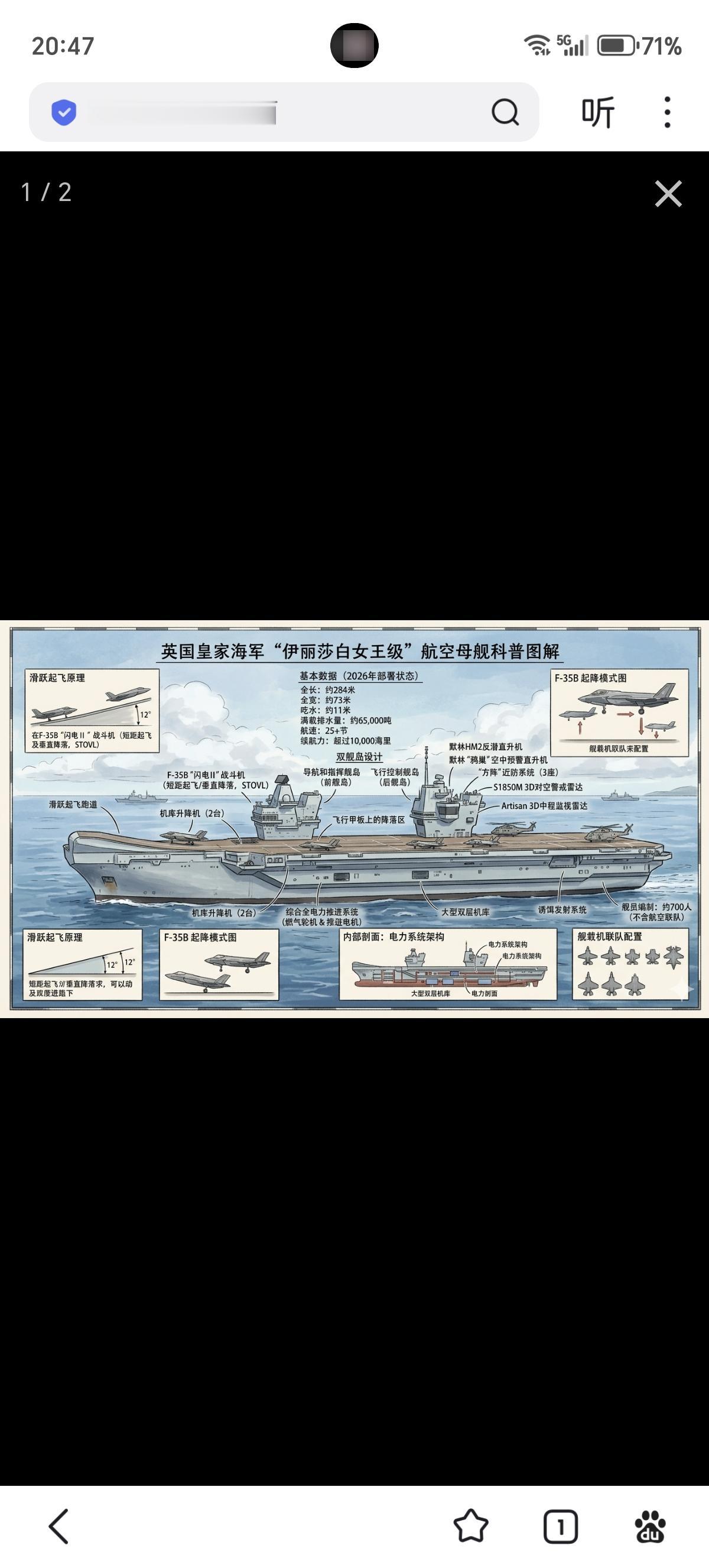 该级舰共有两艘：首舰伊丽莎白女王号和二号舰威尔士亲王号。

该级航母采用短距起飞