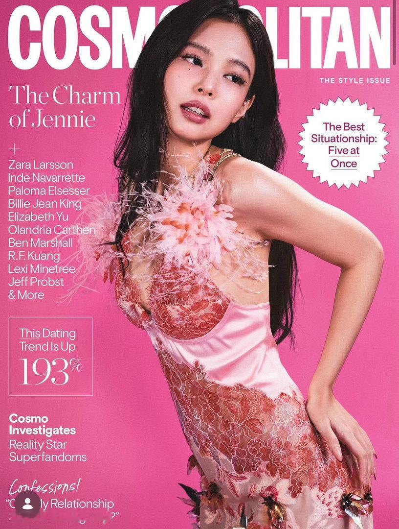 JENNIE 母版Cosmo是六封啊啊啊啊啊jennie亚女一  jennie亚