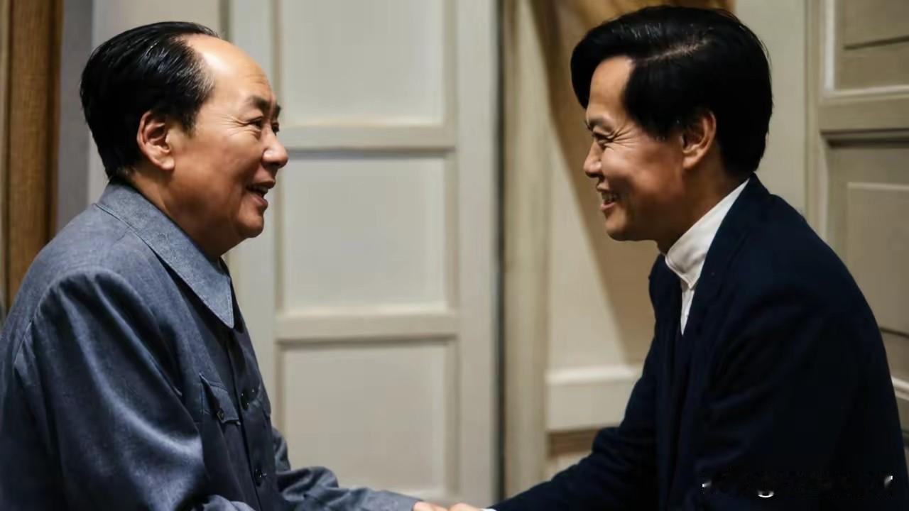 伟大领袖会见伟大的科学家