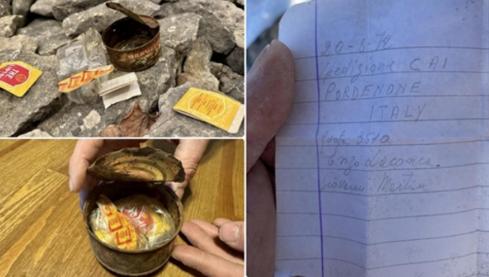 【跨越54年的相遇！土耳其登山者3500米高峰发现意大利登山者字条】约一个半月前