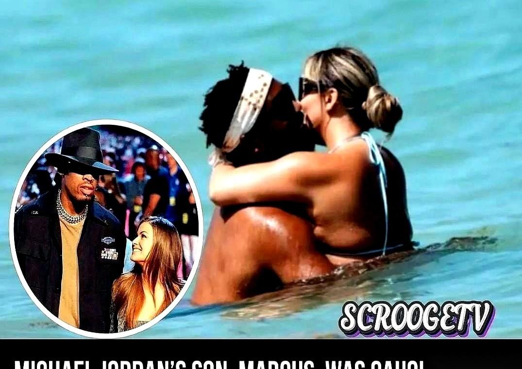 乔丹他儿子，真绝了。
前脚刚跟他爹队友皮蓬的前妻掰了，后脚就无缝衔接了他爹另一个