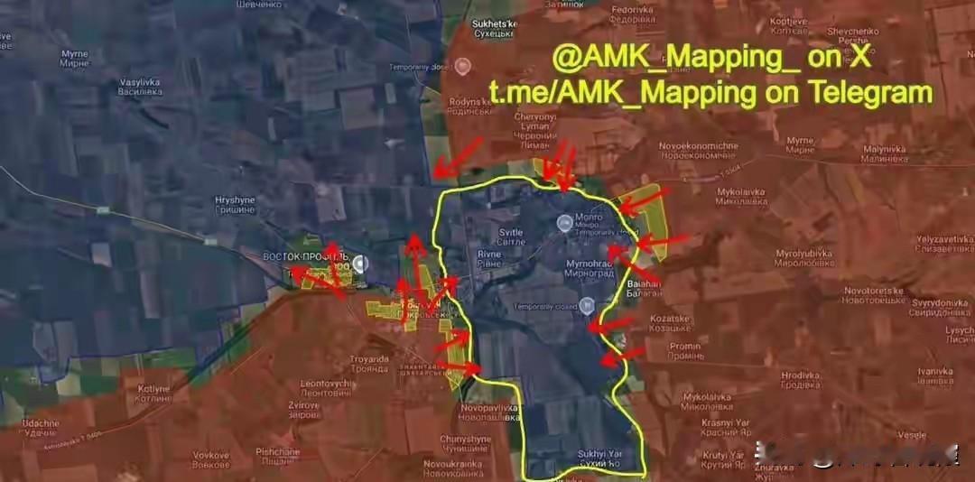 还剩最后900米！俄军迟迟不封闭红军城包围圈，因为一个重要考虑