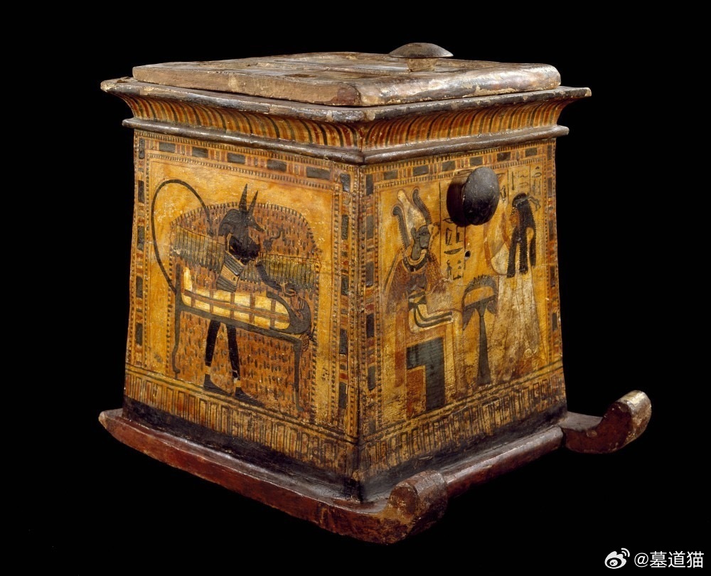 陪葬棺材或卡诺匹斯箱，古埃及 