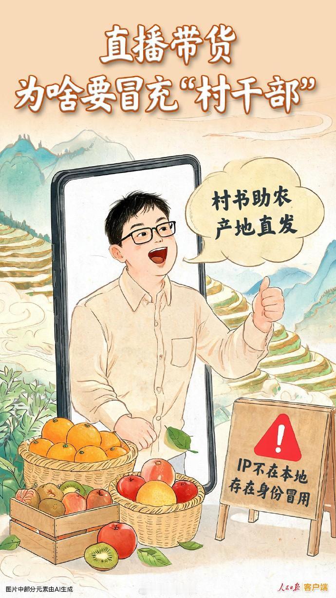 “李支”带货、AI造假、荣誉奖牌摆满直播间：抖音清理3322个冒牌村干部账号，公