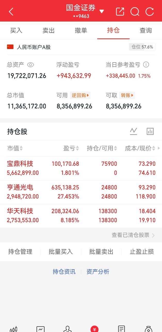 亨通光线12天收获27个点6月4日布局亨通光电，持仓12个交易日，稳稳吃下27.