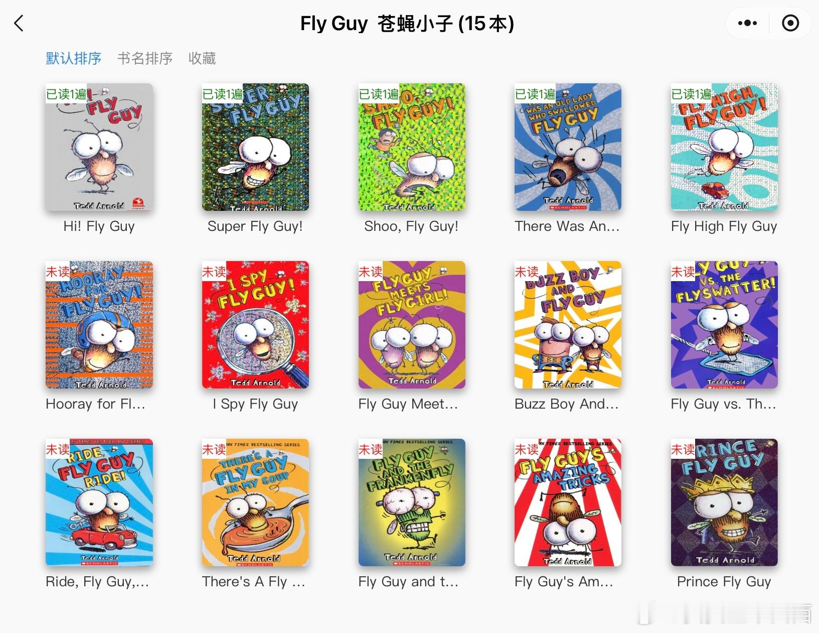 给大家推荐一套孩子学完自然拼读过渡到自主阅读的桥梁书——Fly Guy 苍蝇小子