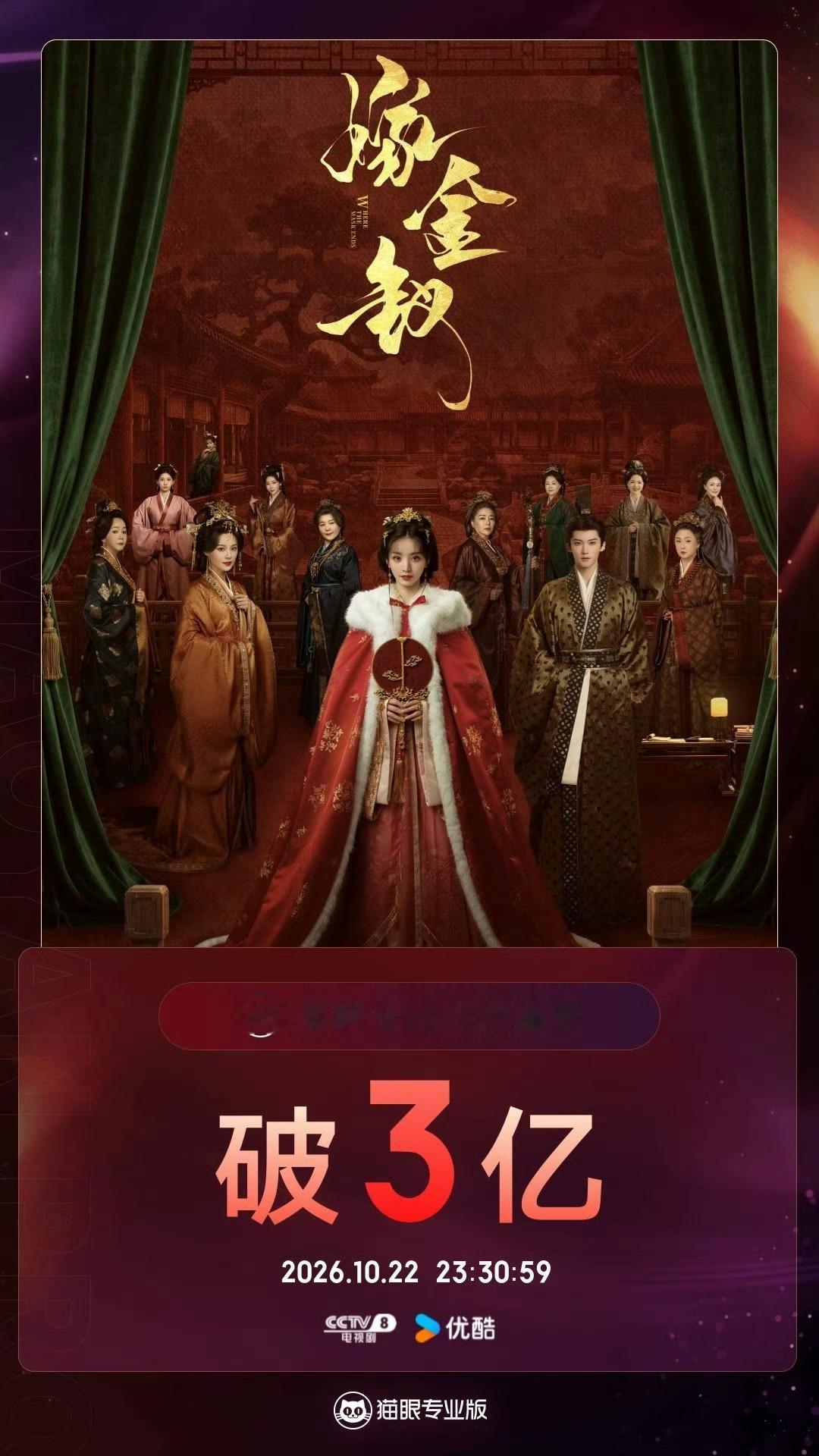 嫁金钗有效播放量破3亿据猫眼专业版数据，（按姓氏笔画排序） 领衔主演剧集《嫁金钗
