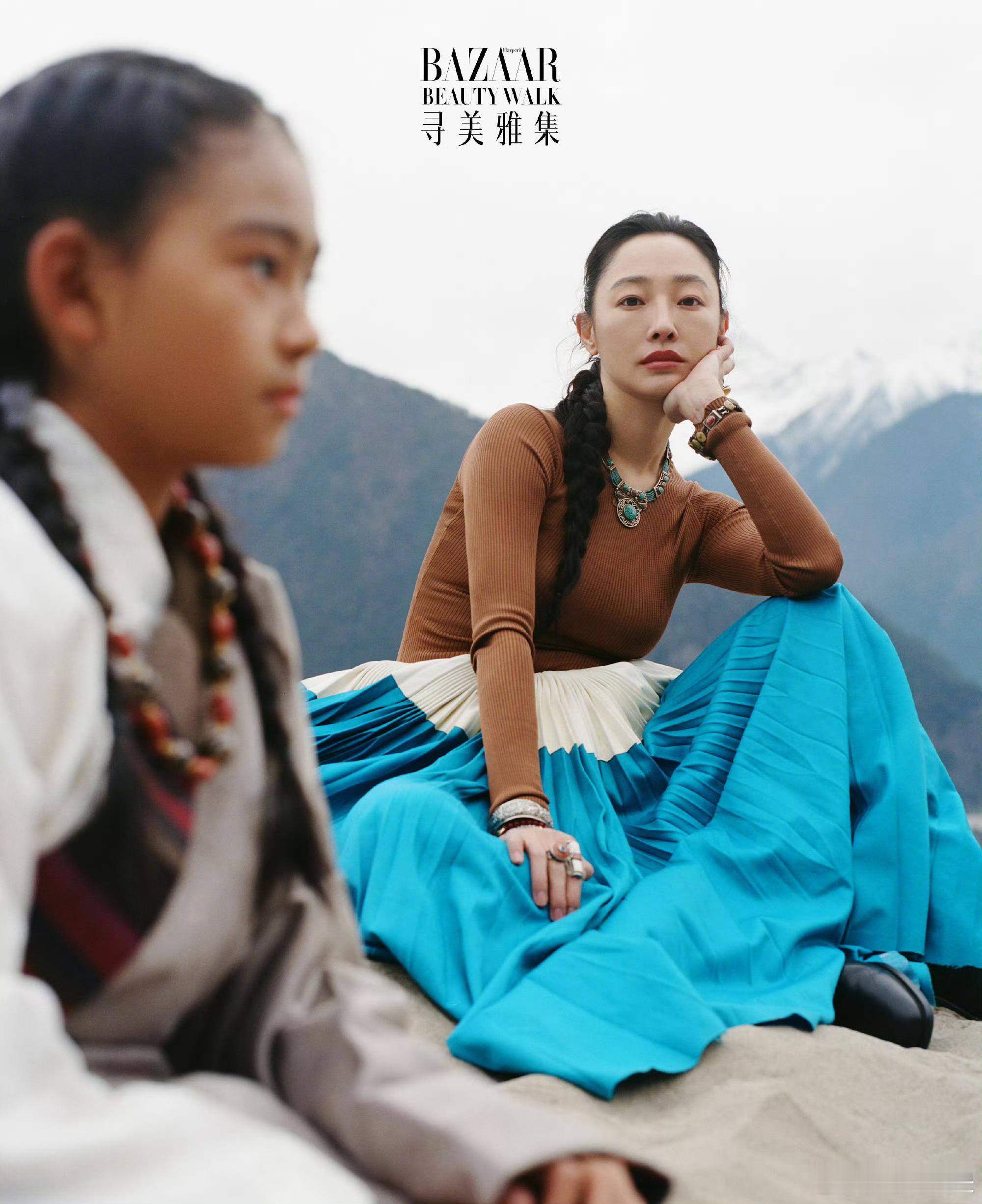 白百何身上的疗愈感白百何这组大片的疗愈感，源自于经历生活后的松弛。她无需刻意营造