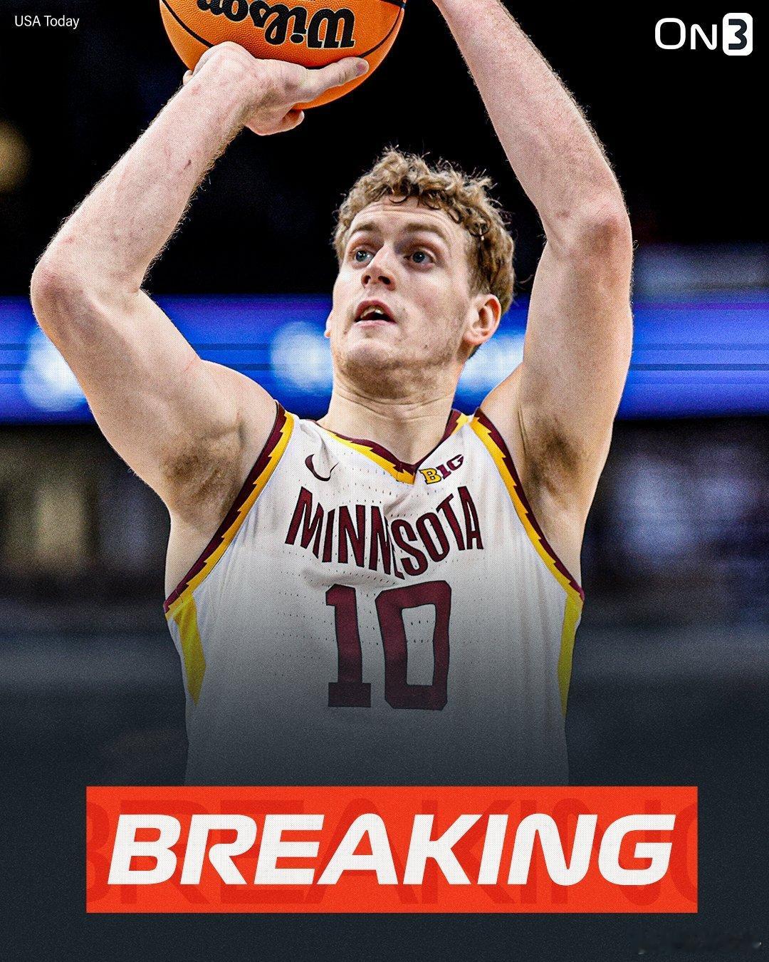 进入 ncaa转学市场 Cade Tyson（明尼苏达）Myles Rice（马