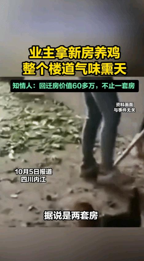太缺德了！” 四川内江，一男子在家时，总感觉能闻到一股鸡屎味，于
是他连续五天都
