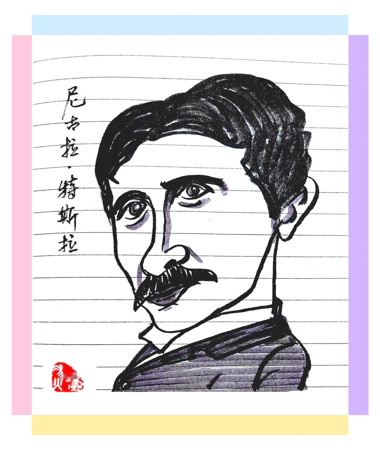 尼古拉·特斯拉(1856年7月10日~1943年1月7日)，塞尔维亚裔美籍发明家