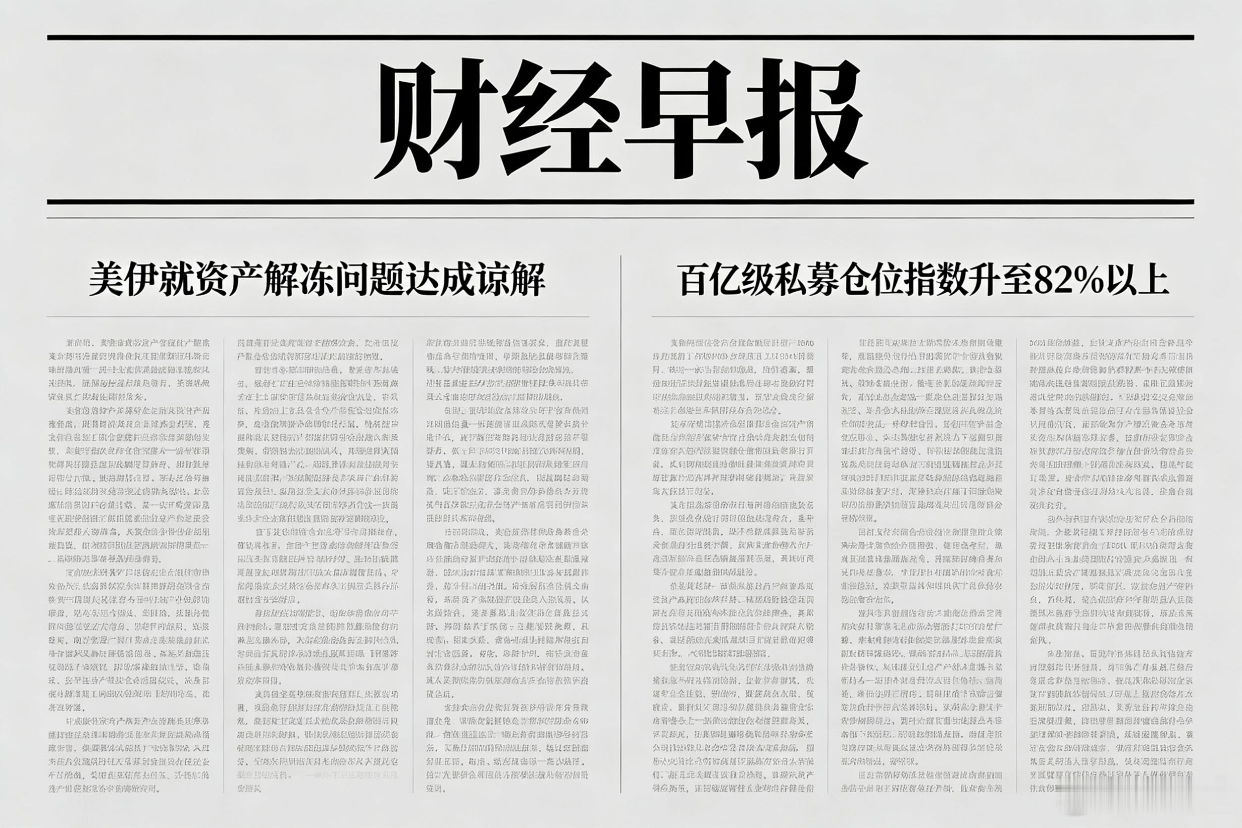 重磅利好密集落地！美伊和解预期升温，百亿私募重仓科技赛道2026年5月26日，财