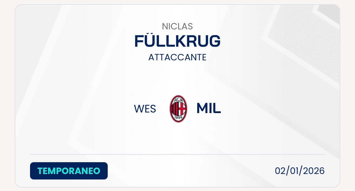 【官方】🔴⚫️米兰新援菲尔克鲁格🇩🇪的合同已在联盟注册备案。✅sempre