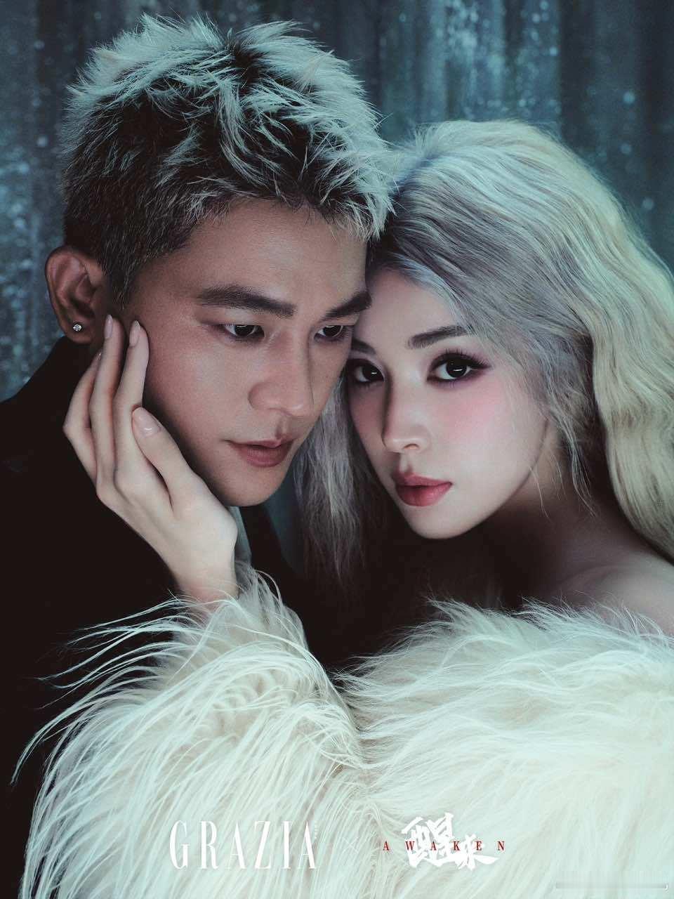 欧豪娜扎金发双A美学欧豪娜扎势均力敌氛围感欧豪娜扎红秀大片，双A来了 
