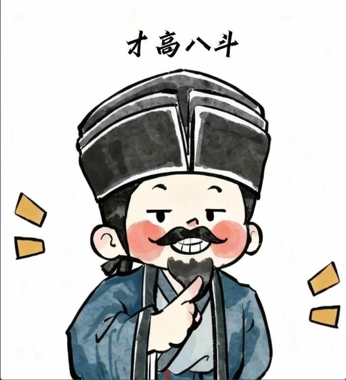 虽无美男潘安貌，
但有李杜诗人才，
谁若不服比来看，
………[祝福]………？
[