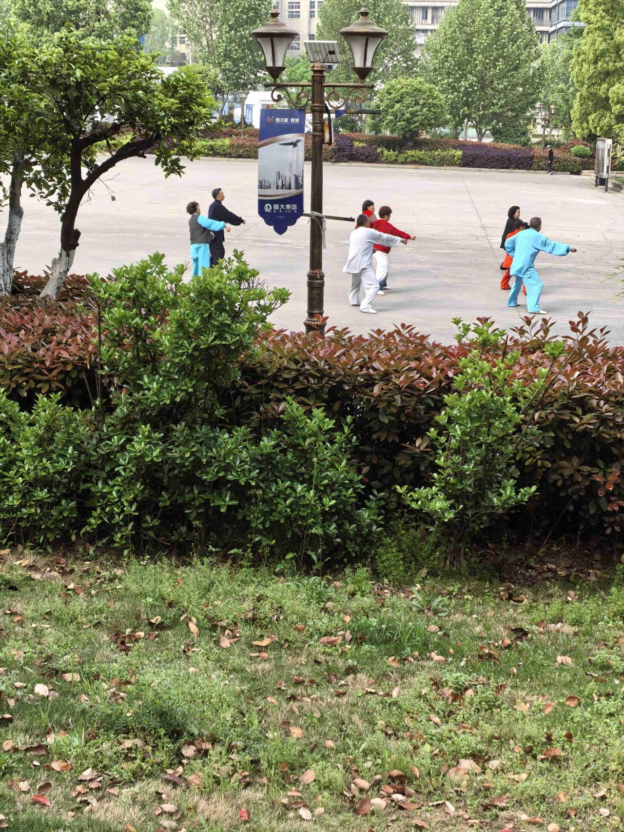 早上六点多，被一群金牌退休老人的八段锦音乐声吵醒，这些老人退休金都不低于8000