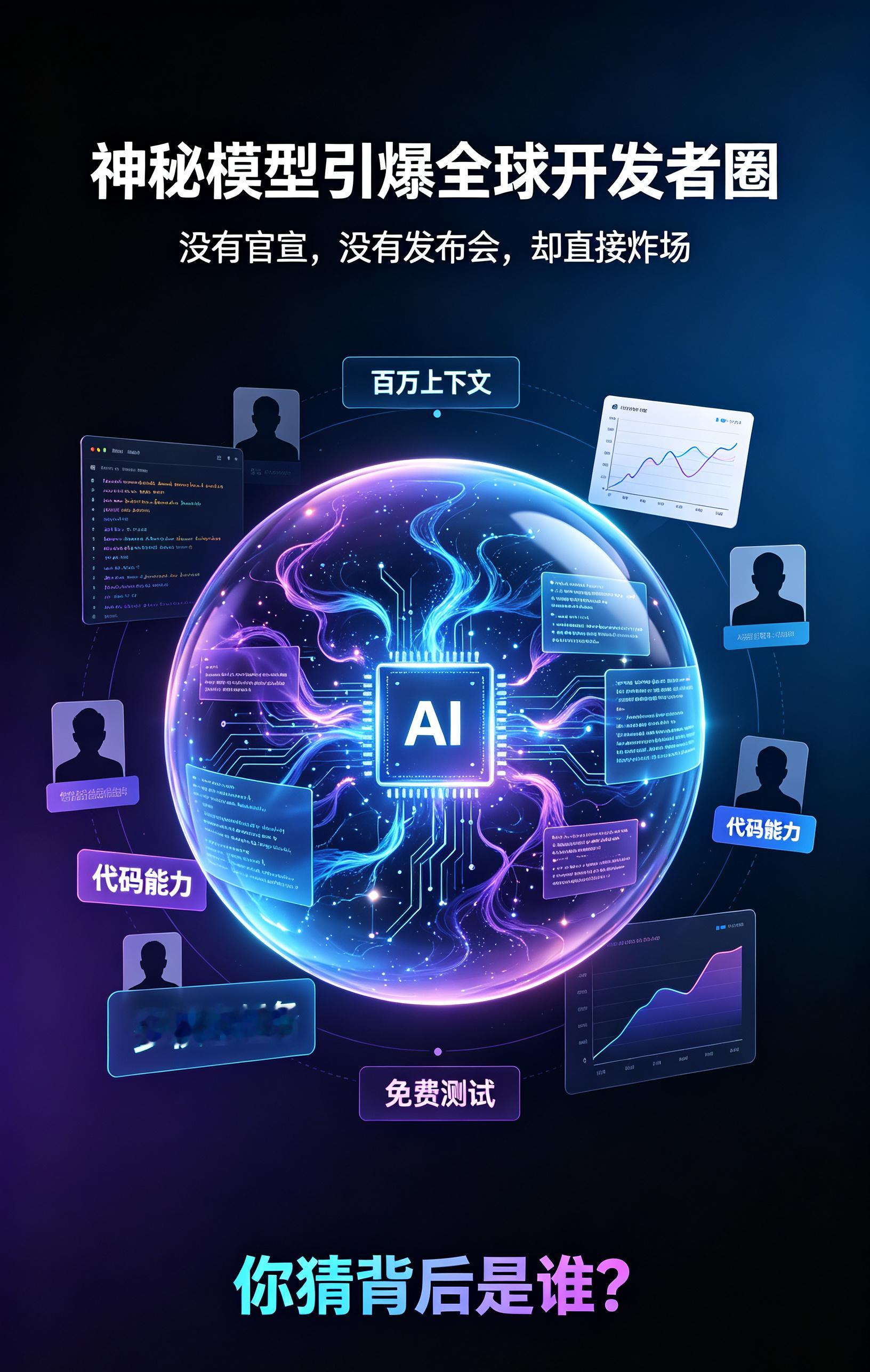 神秘模型引爆全球开发者圈最近AI圈真的炸开锅，一款匿名上线的Ox Alpha模型