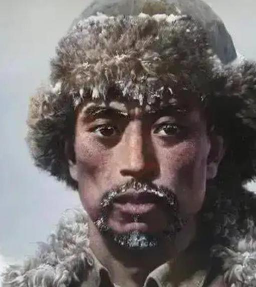 1951年6月13日华北军区军械处科长程斌正举着一把黑伞在大雨中行走，突然迎面撞