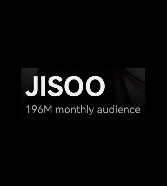 JISOO 在 YouTube Music 上的月度听众人数增加了 3100 万