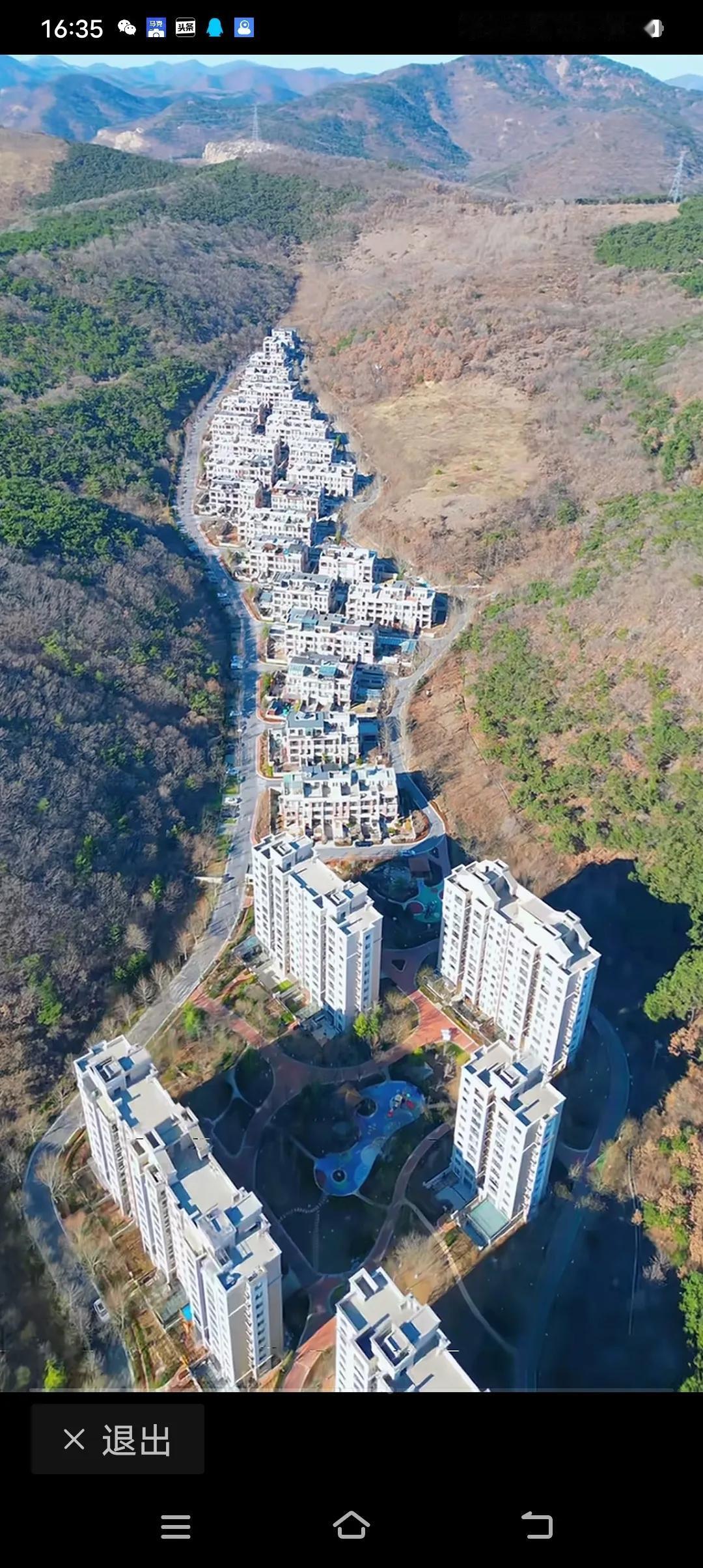 小区，建在山沟中，卖得出吗？有人住吗？小区