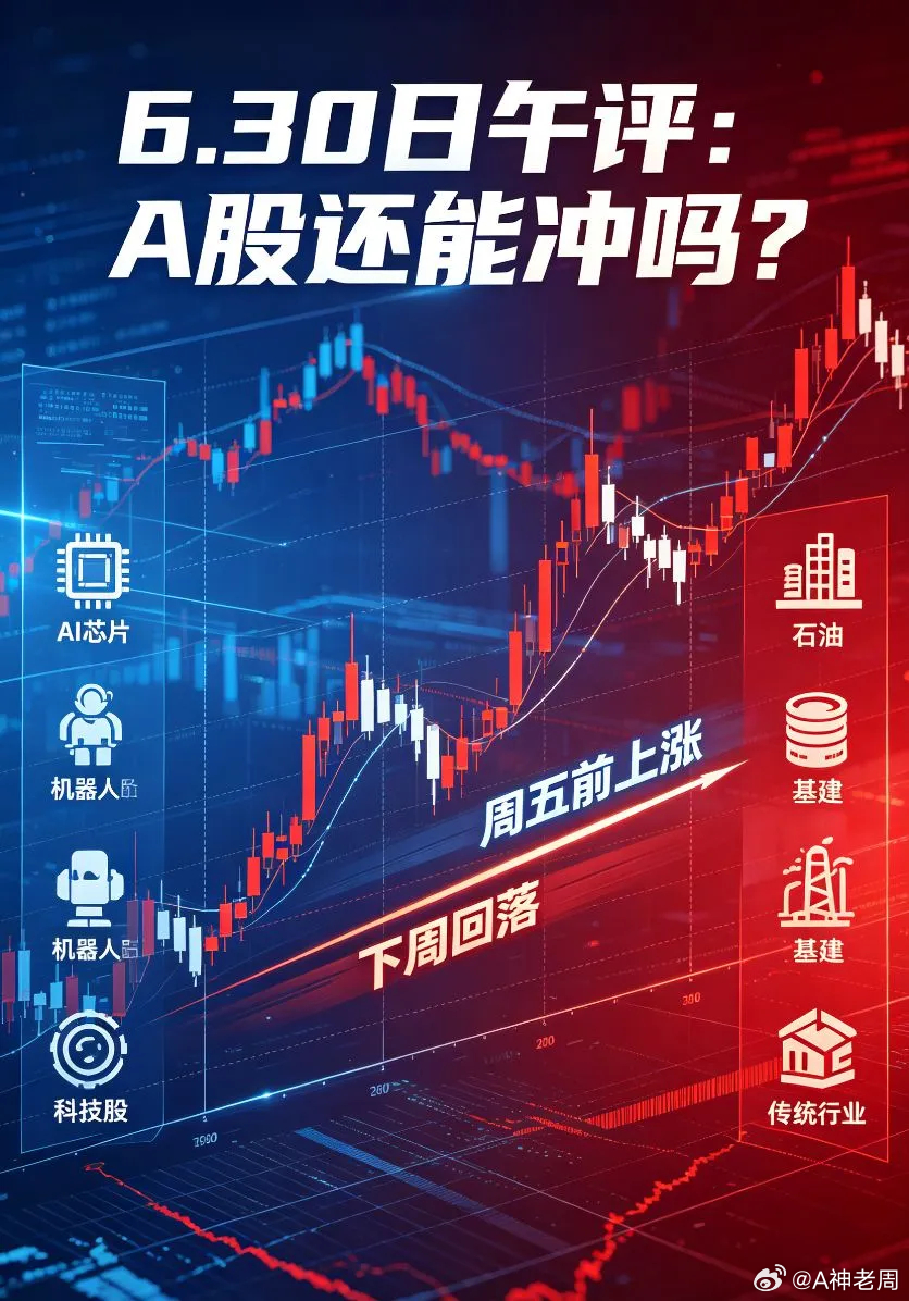 6.30日午评:美伊谈判信号混乱，但1经济数据超预期，A股还能冲吗？      