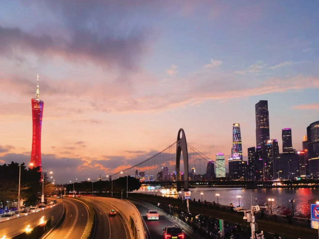 广州2025年3.1日晚霞