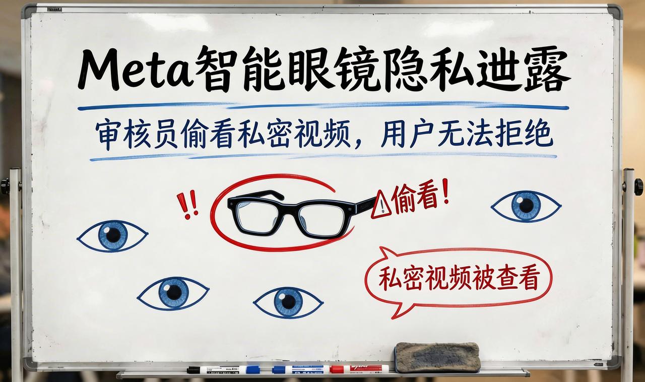 Meta智能眼镜隐私炸锅！审核员能偷看你拍的如厕私密视频，这样的眼镜你敢买敢带吗