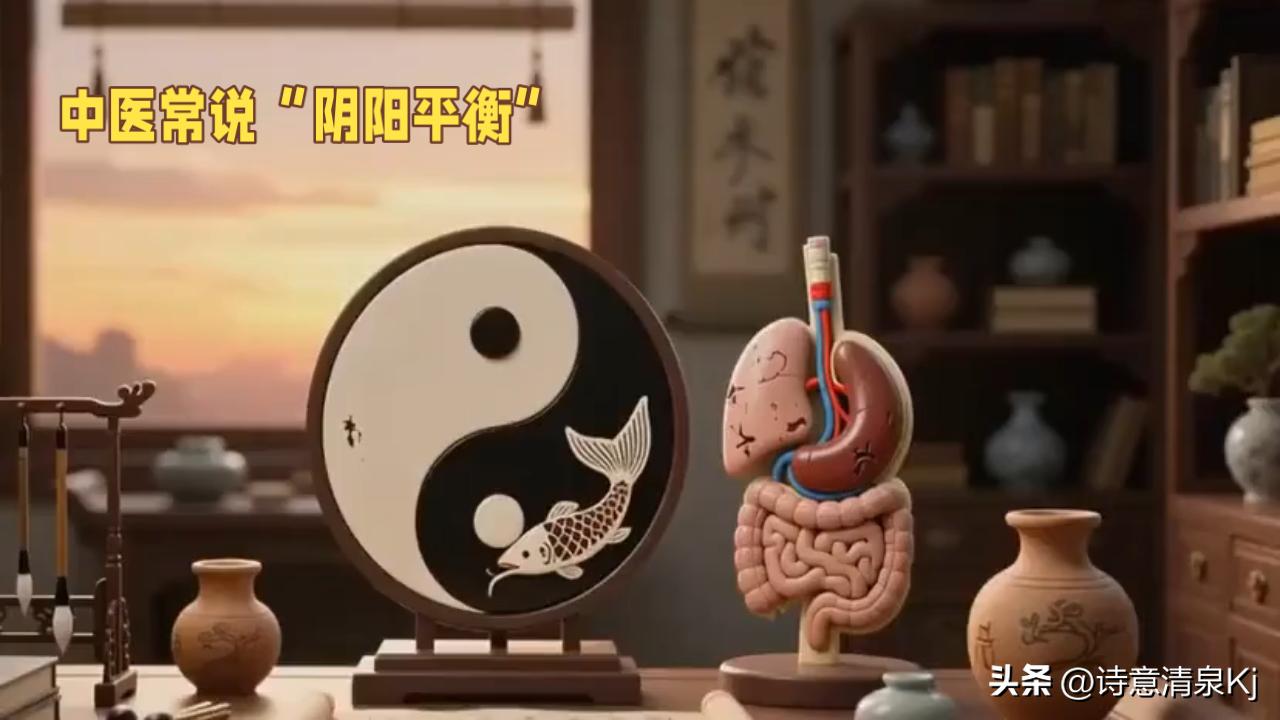 中医以“阴阳平衡”治病挺有道理的。中医认为人体就像一个小宇宙，阴阳分别代表着不同