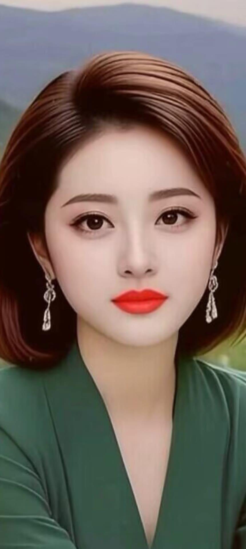 优雅气质，红唇魅惑，时尚穿搭，自信满满