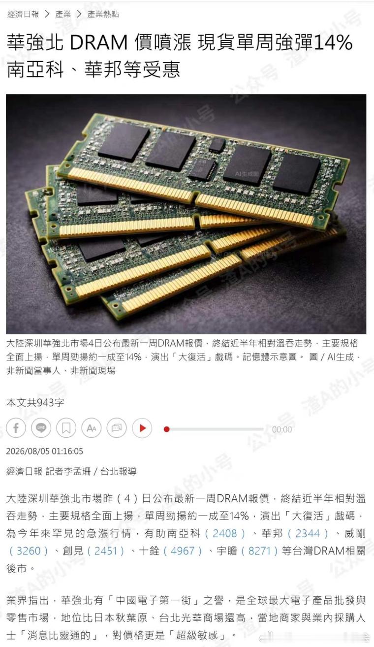 A股对存储的偏见是一座大山，机构都来踩下跌中继，老登都来踩周期顶，大v都来踩二阶