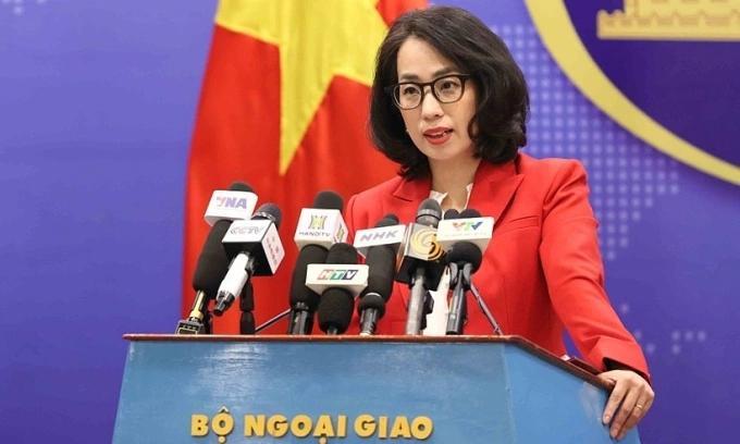 越南外交部发言人范秋姮发表声明！

声明中表示：越南拥有充分的历史证据和法律依据