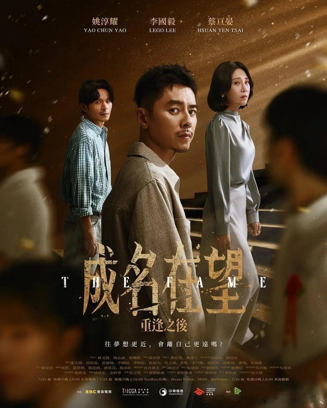 今日新剧上线 台剧成名在望 今日上线，李国毅 姚淳耀 蔡亘晏主演，分2季共14集