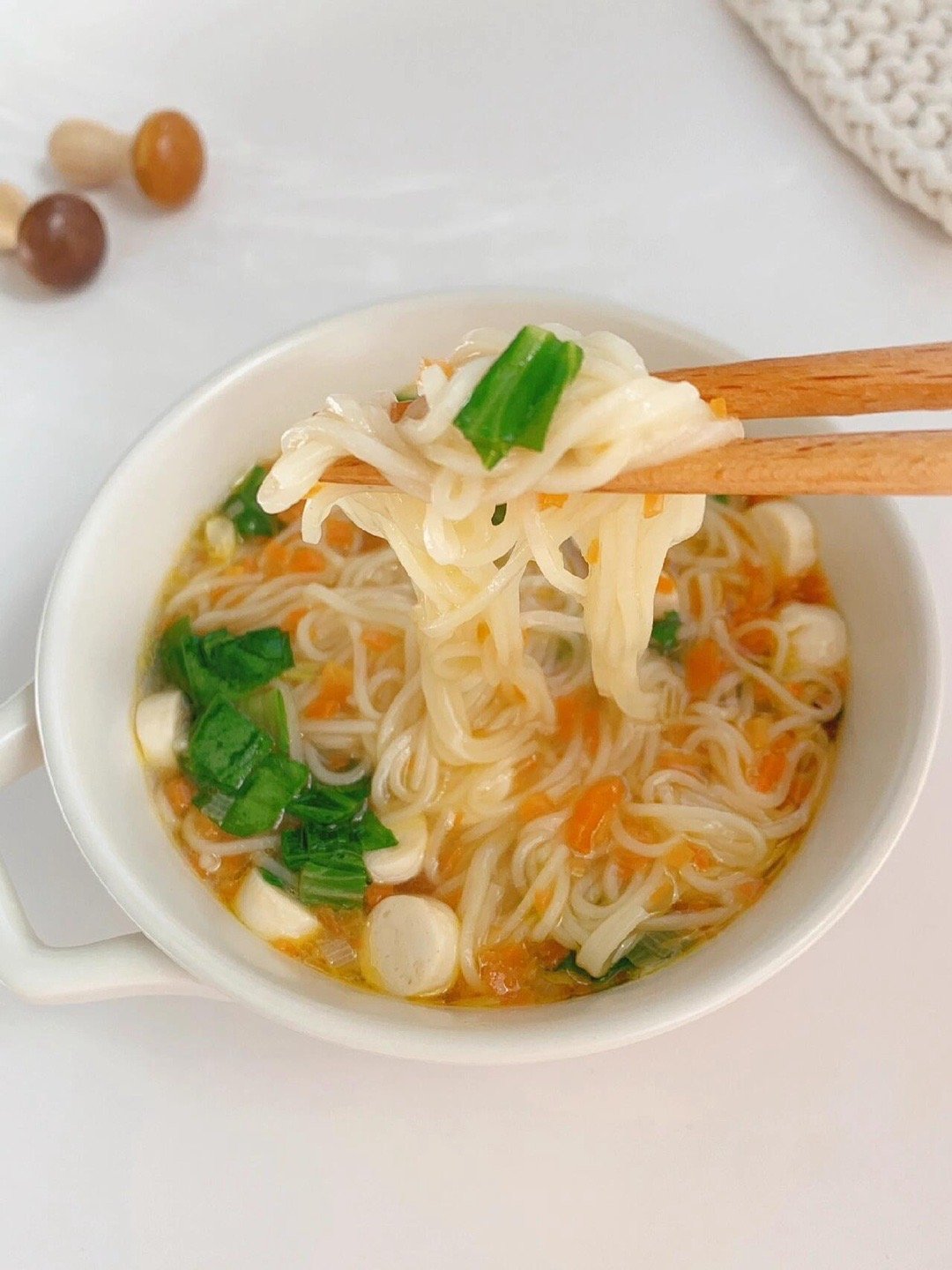 鳕鱼肠面条🍜宝宝一碗不够吃‼️口味清淡，营养易消化，宝宝能吃一大碗做法简单，麻