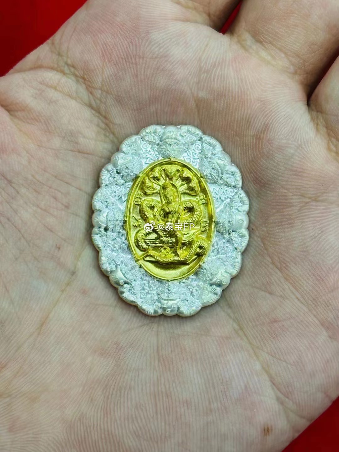 纯银盖金编号41背后蜘蛛网/月神/连符 