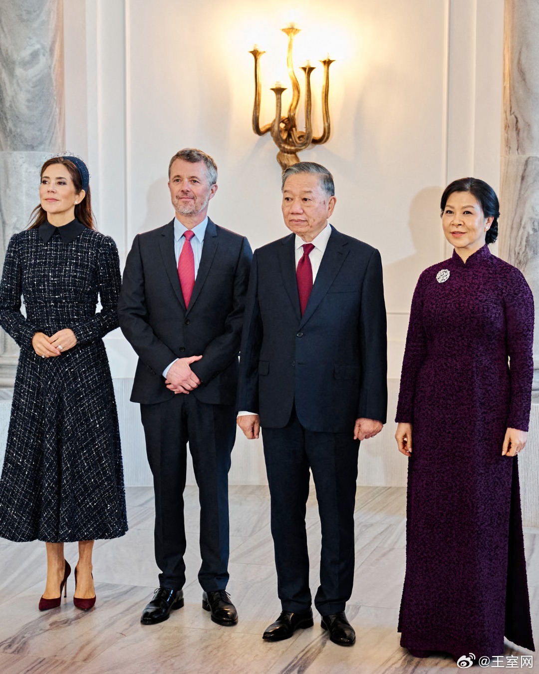 丹麦王室 🇩🇰🇻🇳越南最高国家元首苏林和第一夫人吴芳丽国事访问丹麦，弗雷
