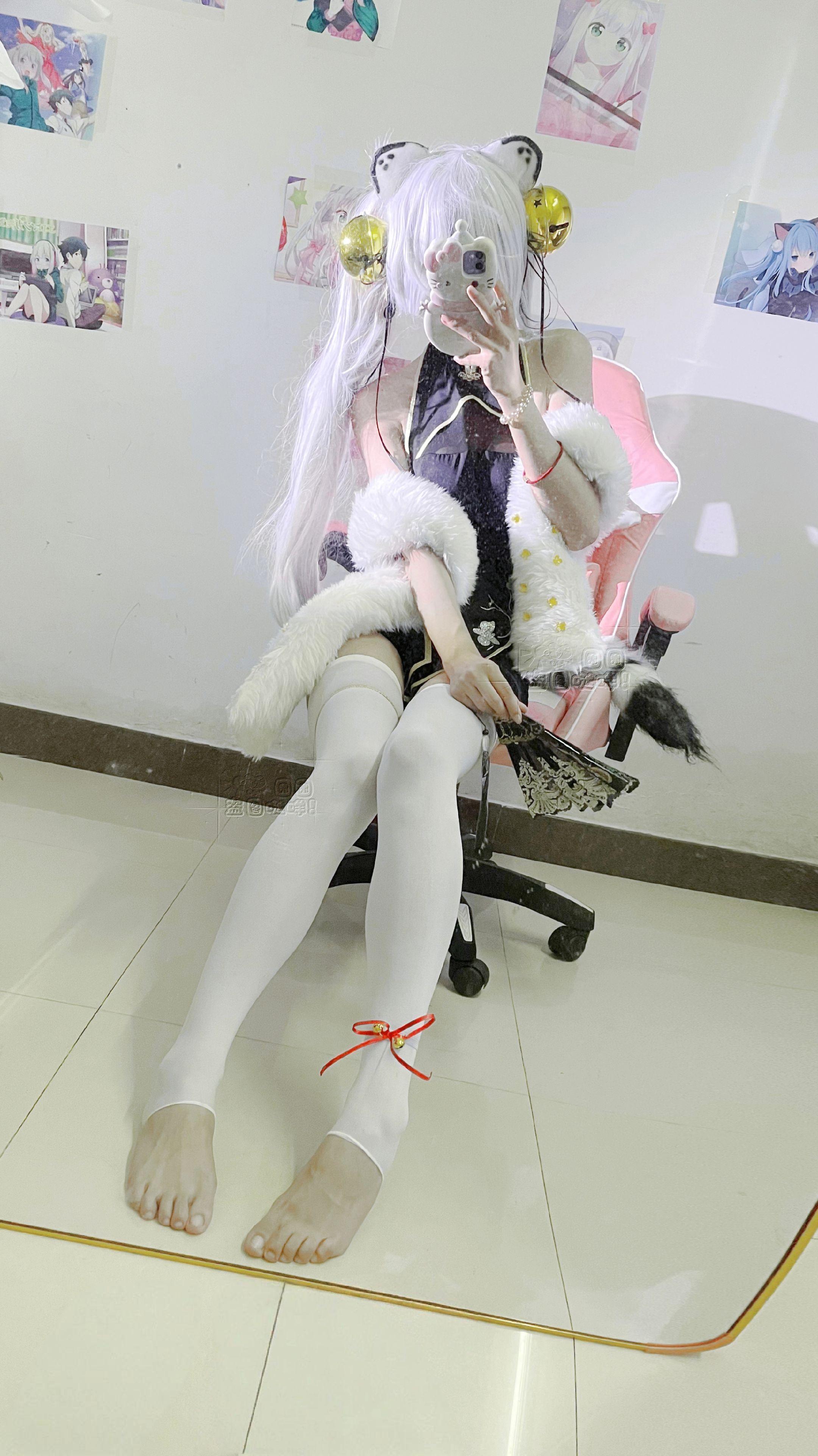 白虎娘 cos 白虎萝莉 riko 虎啸风生