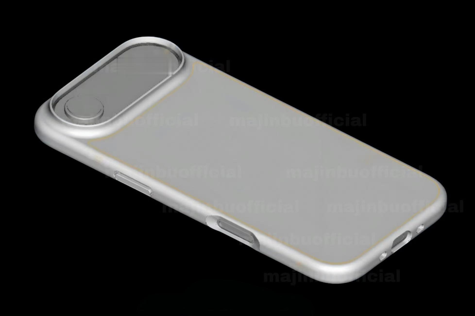 iPhone 17 Air CAD 渲染图，不是所谓的标准版，而是轻薄版Air，