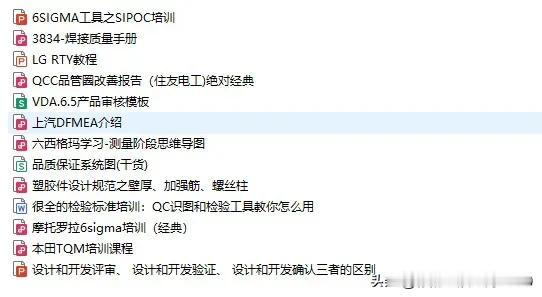 知识星球-质量云第4季精选代表性干货资料共计13份，包含质量、六西格玛、管理体系
