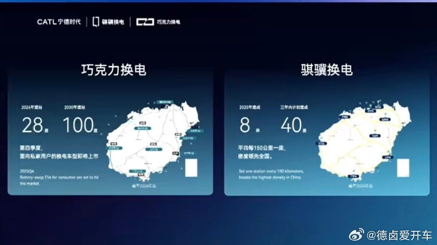 宁德时代公布海南岛10分钟找站计划 宁德时代巧克力换电站初步计划是在海南先部署2