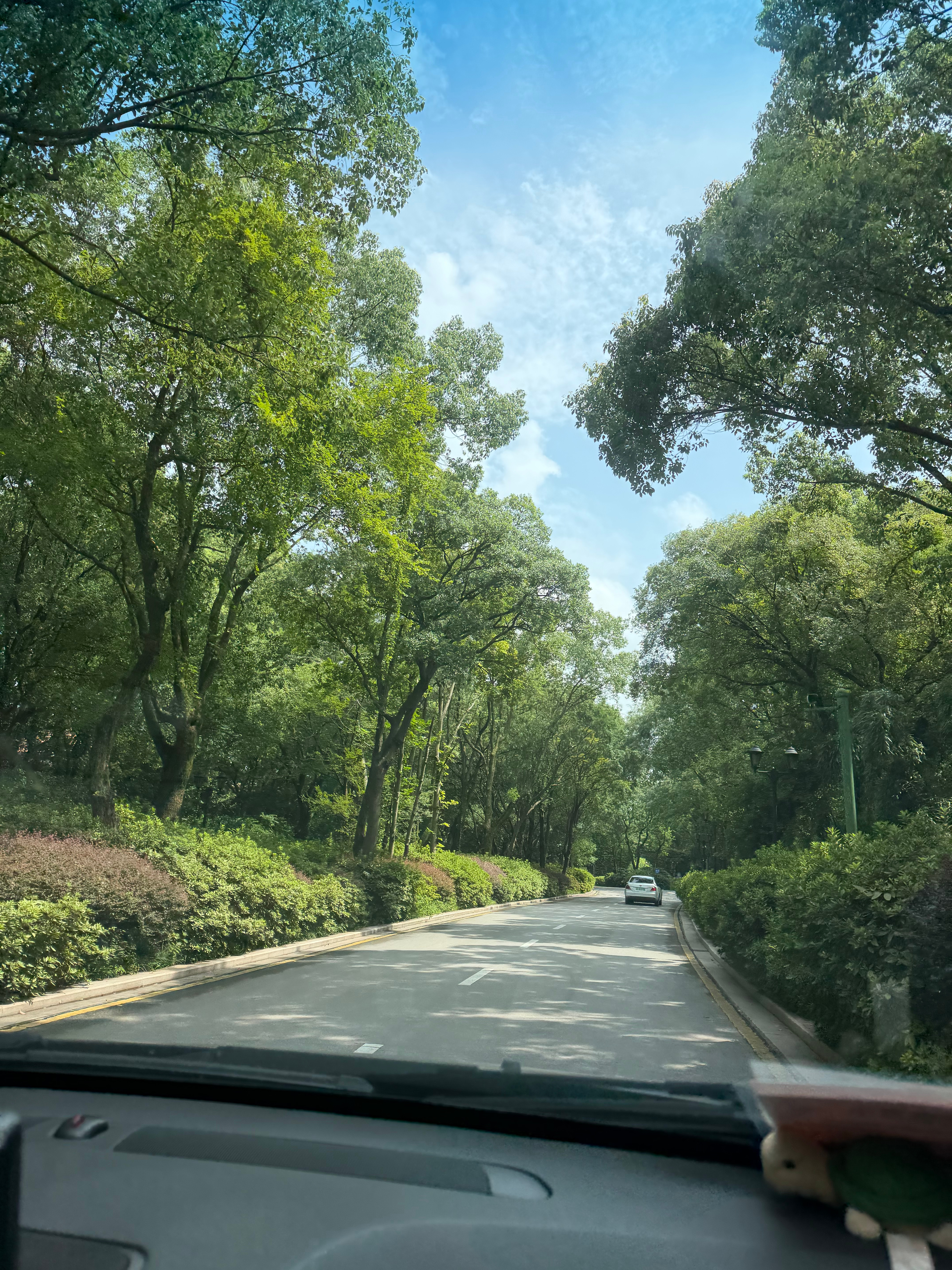 雨过天晴，风平浪静。