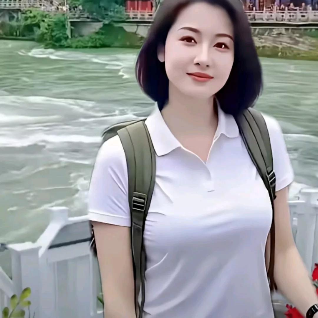 背着背包，漫步河畔，享受宁静时光。生活治愈系风景 带自己去散步 一个人背包游 清