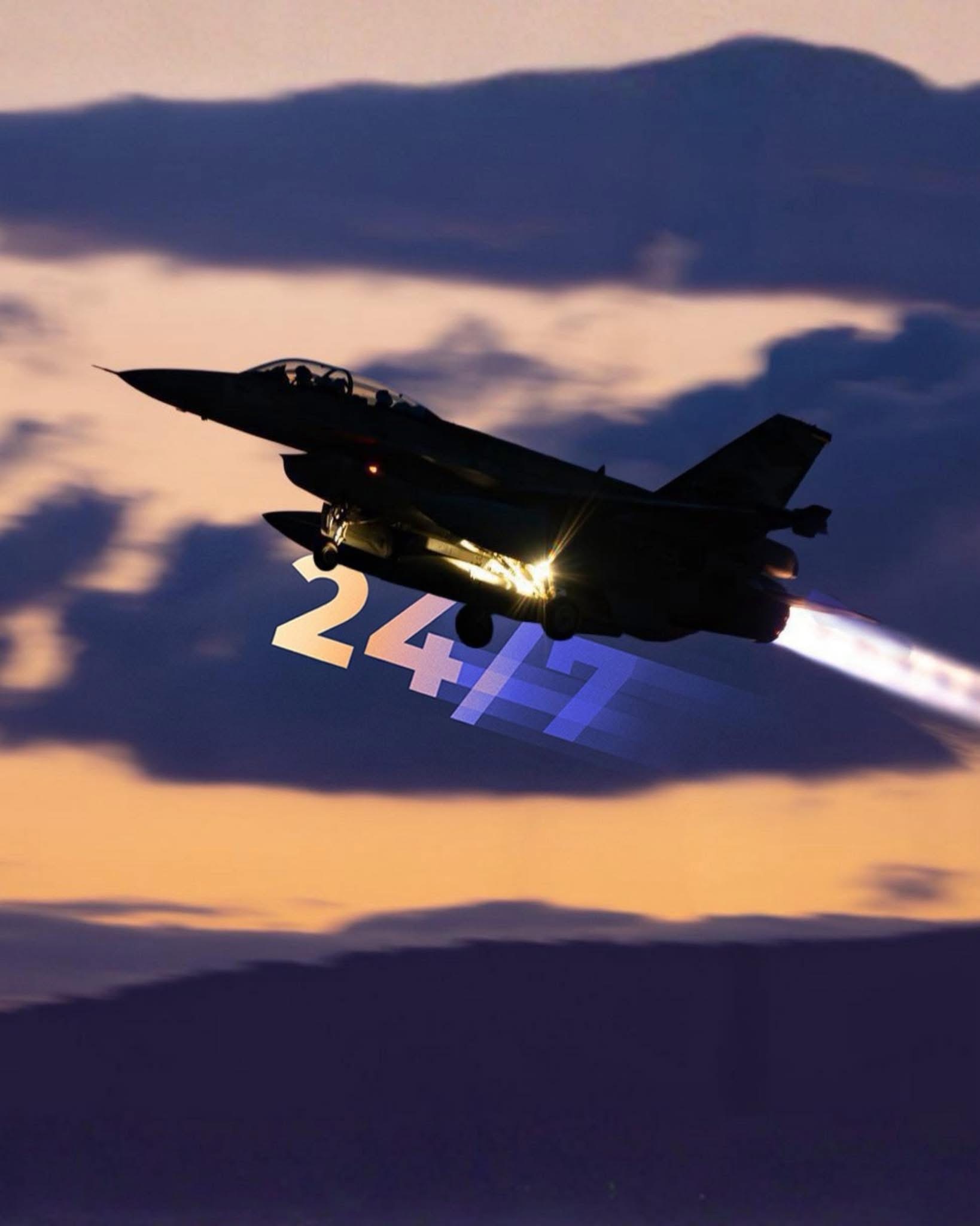 “怒吼雄狮”行动中的以色列空军（IAF）第109“山谷/谷地”中队F-16D今日