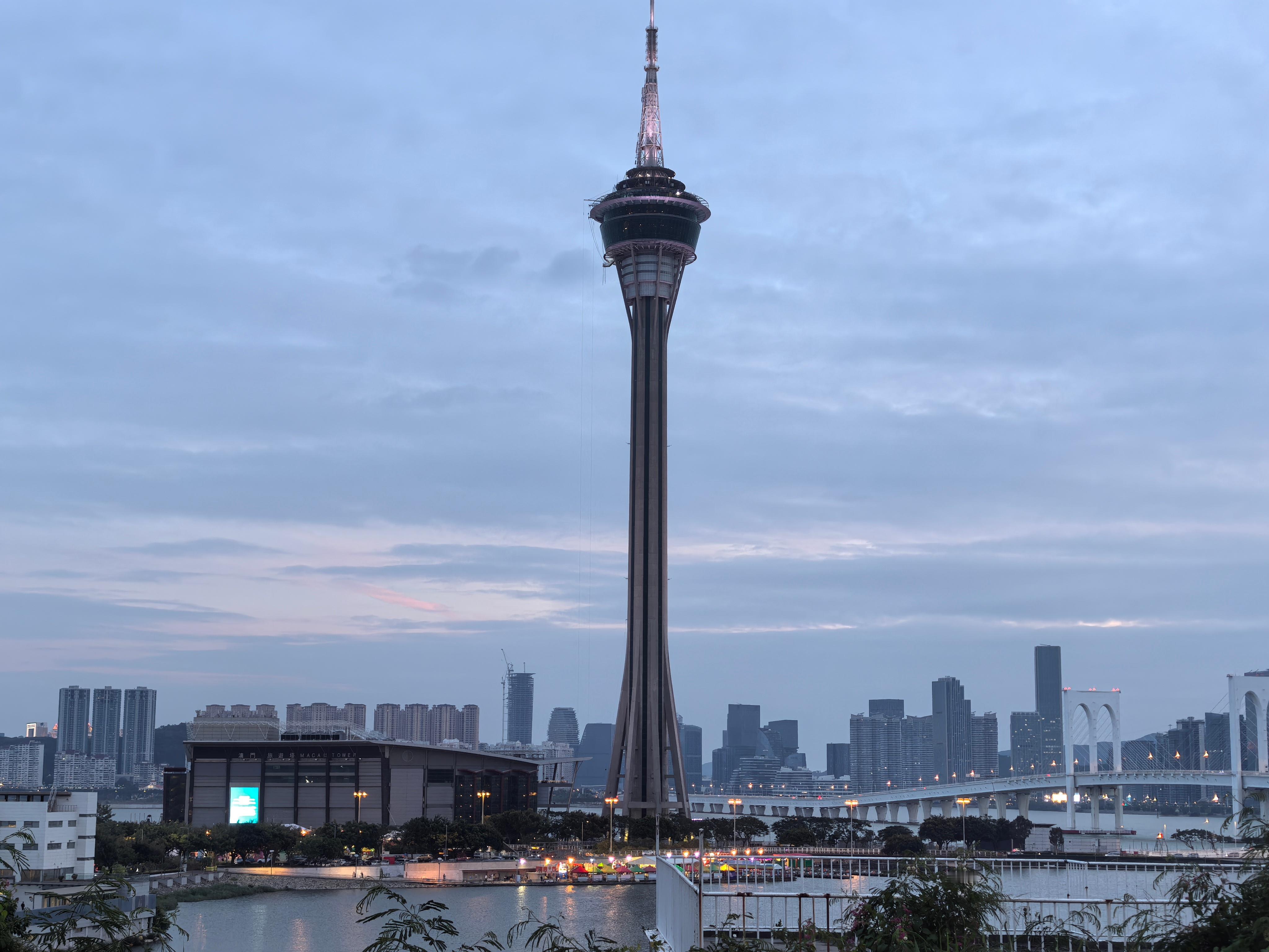 夕阳落山前的澳门！ 