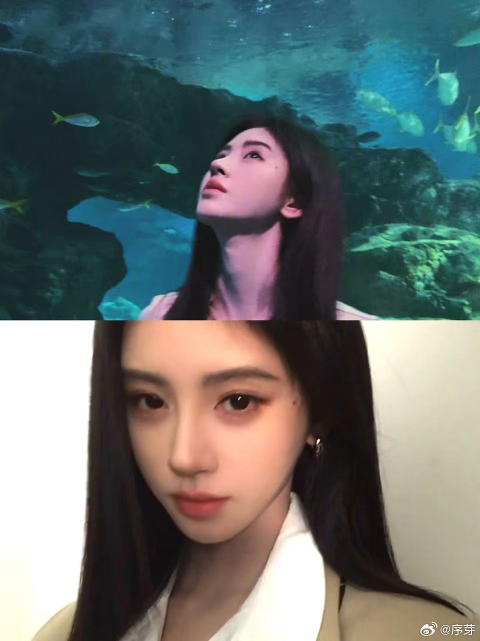 鞠婧祎发了一个表情包鞠婧祎思考emoji 明星偶尔这样轻营业真的很加分，一个思考