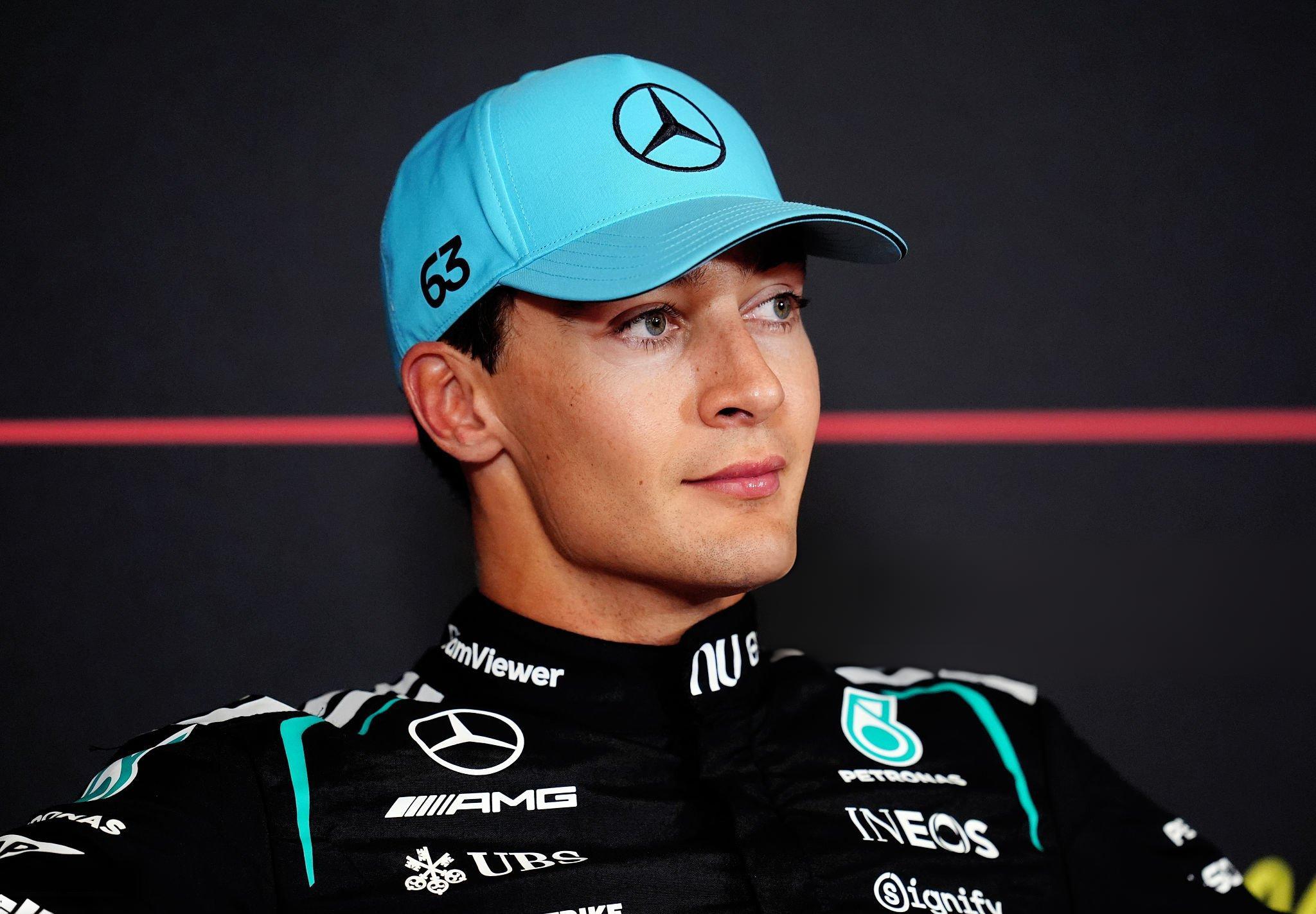 巴塞罗那排位赛记者会图集乔治拉塞尔 🇪🇸 2026f1巴塞罗那大奖赛 🩵 