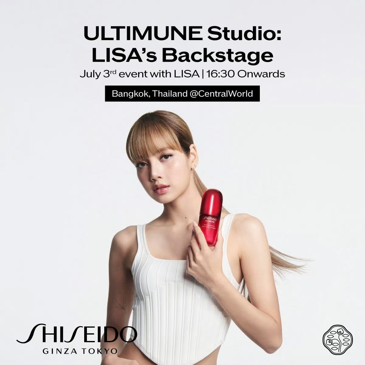 LISA💓 LISA资生堂全球品牌代言人 260628 centralwOrl